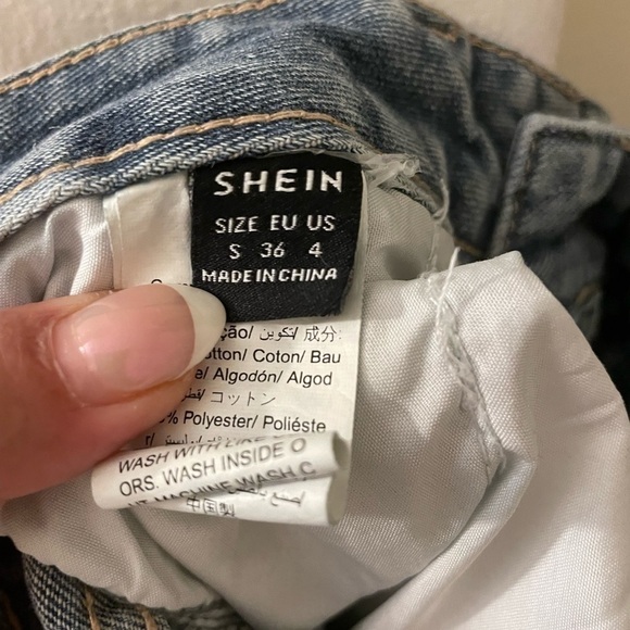 SHEIN distressed Jeans size Small /‎ 4 - Picture 8 of 8